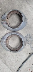 37-39 Ford Sealed Beam Conversion Bezels PAIR HOT Rat Rod  - Picture 1 of 5