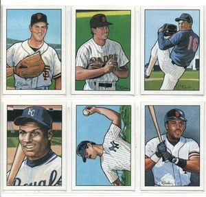 1990 Bowman art inserts - lot of 25 sets - 11 cards per set - BO, NOLAN RYAN - Picture 1 of 2