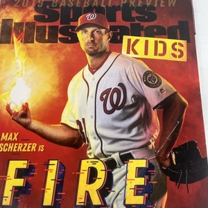 Max Scherzer SPORT ILLUSTRIERT FÜR KINDER April 2019 JON RAHM RC Mookie Betts - Bild 1 von 14