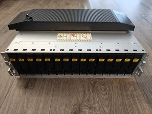 EMC KTN-STL3 Expansion Array Jbod Disk Array Shelf W/ 15x SAS 2TB HDDs - Picture 1 of 5