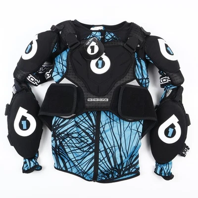 NUEVO Traje de Presión SixSixOne 661 Evo Blindado MTB Cian para Hombres Medio Negro Foto 1 de 4
