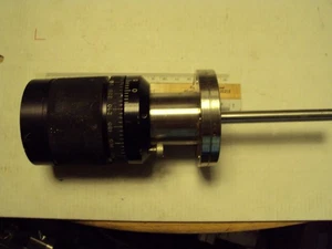 Huntington 2-3/4 conflat rotary motion feedthru VF-167; Shaft 3/8 dia x 3-5/8 lg - Picture 1 of 2