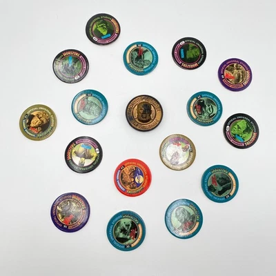 De colección 1994 Universal Studios Monsters Slammer Whammers Pogs Colección Wolfman Foto 1 de 4