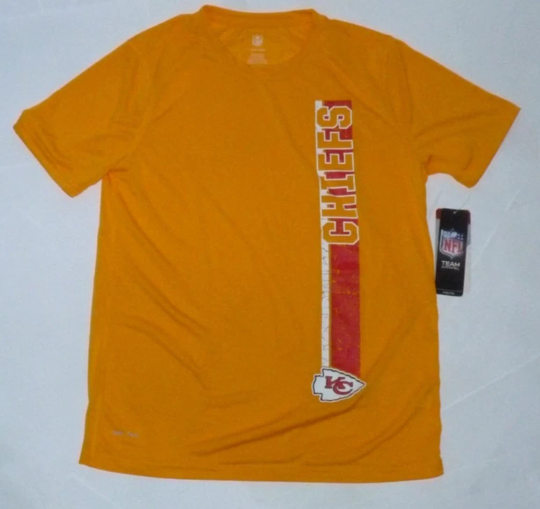 NUEVA NFL Kansas City Chiefs Camiseta de Fútbol Dri Tek Jóvenes Niños L 14 16 Nueva con Etiquetas Foto 1 de 1
