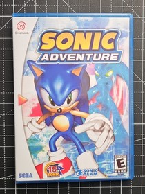 Dreamcast Sonic Adventure Custom Case - NO Game or Manual