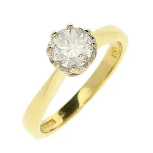 Ladies 18ct Yellow Gold Diamond Engagement Ring - 0.50ct - Picture 1 of 4