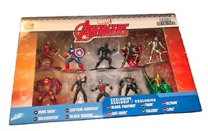 Marvel Avengers Nano Metalfigs 10 Pack NEW .100% Die-cast Metal. NOS NIB NIP