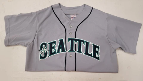 Majestic Jersey ~ Seattle Mariners ~ Gray  ~ MLB Authentic Cover