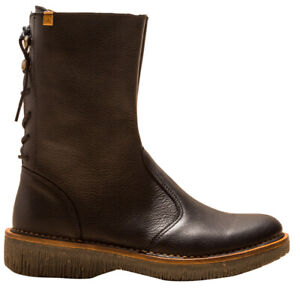 El Naturalista N5577 black leather boot