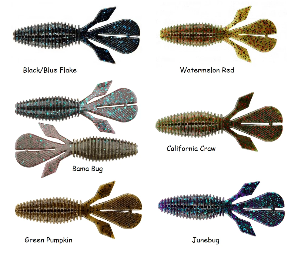 Z-Man 4" Palmetto BugZ Creature Bait - Choice of Colors3 - Image 1 of 1