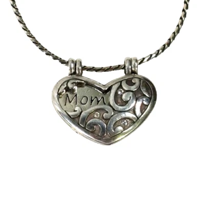 Брайтон мама королева сердце нашей семьи серебряная подвеска ожерелье с кристаллами - Изображение 1 из 4