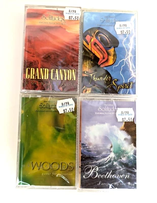 Dan Gibson's Solitudes 4 Cassettes Beethoven Grand Canyon Woods Thunder Spirit - Image 1 of 4