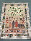 Picture It In Cross Stitch By Jo Verso 1989 Paperback Pattern Motifs Book Gc