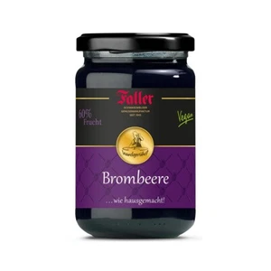 Faller Brombeer-Konfitüre extra aus dem Schwarzwald mit 60% Frucht 330 Gramm