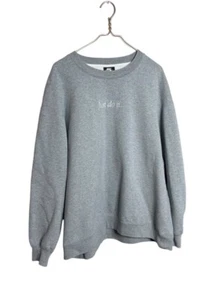 Nike Sweatshirt Mens XXL Gray Just Do It Loose Heavyweight Crew - Picture 1 of 7