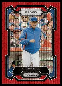 Béisbol Panini Prizm 2024 Lou Pinella Ruby Wave Prizm #131 Chicago - Imagen 1 de 2