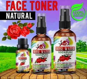 ROSE WATER Rosewater Spray - Organic - 100% Pure & Natural - High Quality UK - Picture 1 of 4