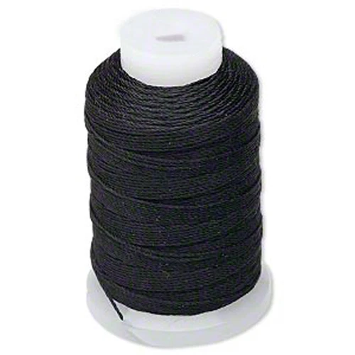  Hilo de cuentas de seda tamaño FF 0,015 pulgadas 0,38 mm carrete 115 yardas elección de color Foto 1 de 1