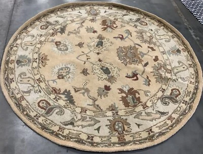 Серо-коричневый/цвета слоновой кости 6 x 6 футов RD задний пятнистый ковер, сниженная цена 1172663328 BRG136A-6R - Изображение 1 из 4