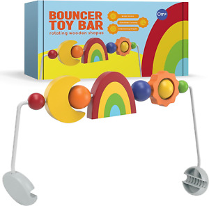 Toy Bar Compatible with Baby Bjorn Bouncer Toy Bar - Engaging Colorful Shapes - 