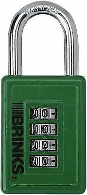 Brinks 4-Dial Combination Padlock Resettable # 165-50054