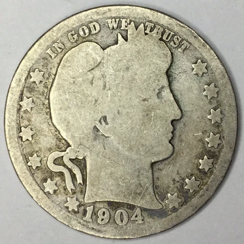 1904-O Barber Quarter G Uncertified # Cover