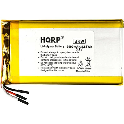 Batería HQRP 2400mAh Compatible con Rand McNally TND-740 Camión Navegador GPS Foto 1 de 4