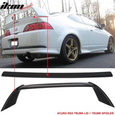 Fits 02-06 Acura RSX DC5 Type R TR Style + Aspec Style Trunk Spoiler ABS 4PCS Foto 1 de 4