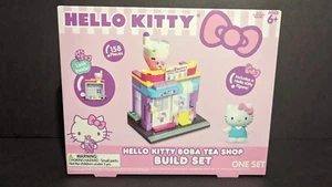 Hello Kitty Boba Tea shop Build Set & Figure - 158 Pieces - Toys House Brand New - Picture 1 of 2