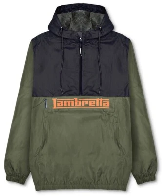 Lambretta Mens Green/Black Overhead Scooter Jacket - Image 1 of 4