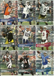 2014 TOPPS FUSSBALL - 4000 YARD CLUB - KOMPLETTES SET MIT 9 - MANNING - BRADY - Bild 1 von 1