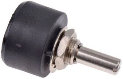 Potenciómetro cableado serie RS Pro P25 con diapositiva de 6,35 mm. Eje, 250©, ±10 Foto 1 de 2