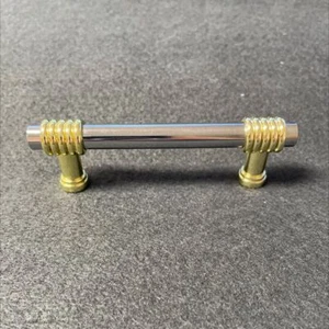 Asta pull 3" cromata e ottone - Foto 1 di 2