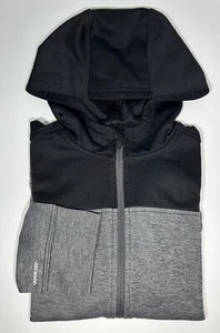 🍃Xersion Boys Fleece Zipper Hoodie |Gray/Black /Size 8 (S) - Picture 1 of 5