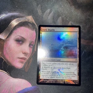 ❄️ MTG Dark Depths – Coldsnap 2006 – Foil NM – Rare Snow Land! - Picture 1 of 9
