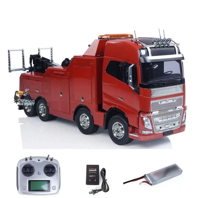 Camión grúa de radiocontrol personalizada TAMIYA 56362 1/14 8x4 remolque coche de rescate radio FH16 I6S Foto 1 de 4
