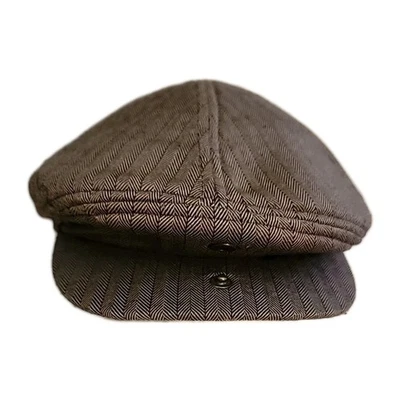 Gorra de Newsboy Original Pingüino Marrón Espiga M/L Para Hombre Sombrero Plano Foto 1 de 4