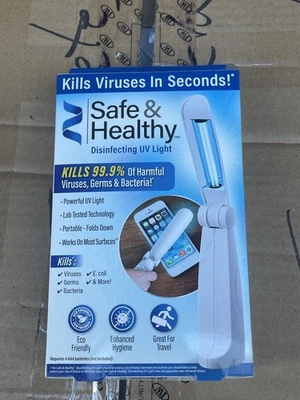UV Light - Kills Harmful Viruses, Germs and Bacteria As Seen On TV! New In Box! - Image 1 of 2