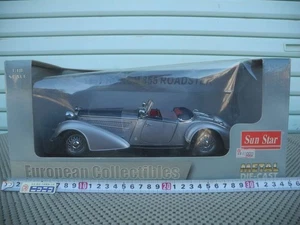 There Is A Defect In The Box 1/18 1939Horch 855 Roadstar Silver Gray/Dark Blue M - Picture 1 of 9