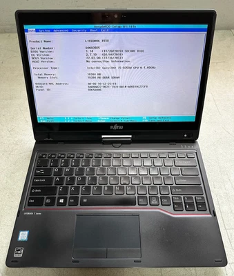 Fujitsu LifeBook T938 13.3 (i5-8250U @1.60, 16GB RAM, Boot To Bio) SEM HD/ADAPTADOR - Imagem 1 de 4