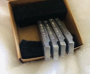 RIDGID 500B 48605 RH 1/4"-20 UNC HS Bolt Dies Set RIGHT HAND,531,532,541,542 - Picture 1 of 4
