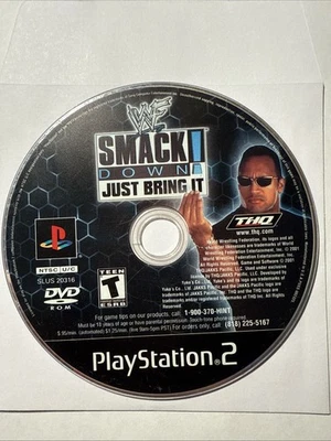 WWF SmackDown Just Bring It (PlayStation 2 PS2) DISC ONLY - Good Shape - Image 1 of 2