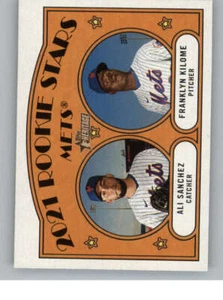 2021 Topps Heritage #155 Ali Sanchez RC/Franklyn Kilome RC (ref 142151) - Picture 1 of 2
