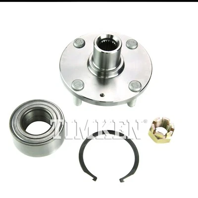 Rolamento de roda e conjunto de cubo dianteiro Timken para 2001-2006 Hyundai Elantra FWD - Imagem 1 de 4