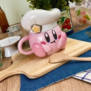 Kirby Cafe Limited Mug Cup Chef’s hat Gift Present Japan NEW - Picture 1 of 4