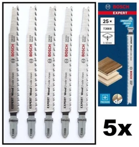 5x Bosch T308B EXPERT hojas de sierra de calar madera multiplex Makita Metabo paneles de madera - Imagen 1 de 9