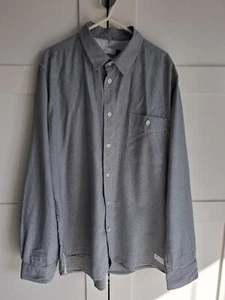 ADIDAS ORIGINALS DOGTOOTH LONG SLEEVE SHIRT BLACK/WHITE LARGE 80'S CASUALS - Picture 1 of 9