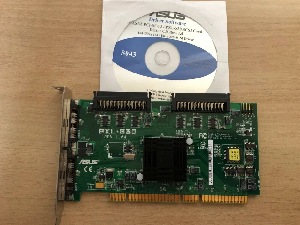 ASUS PLX-S30 PCI-X133 U320 - SCHEDA CONTROLLER – 2 CANALI SCSI - Immagine 1 di 1