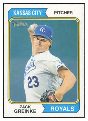 Zack Greinke 2023 Topps Heritage High Number #675 MLB Royals ID:88502 - Image 1 of 2