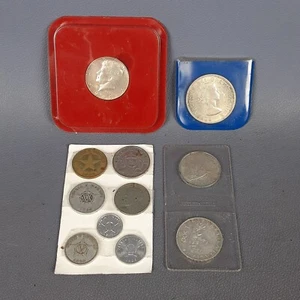 Verschiedene Münzserie Silber Und Nicht Kanada Kuba Amerika Italien Sammlung 20. Jh. - Bild 1 von 10